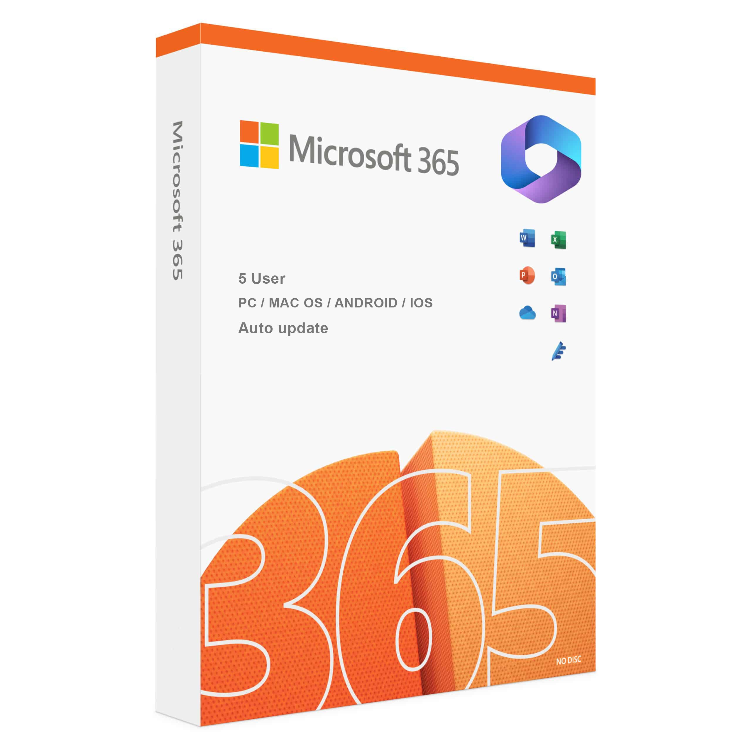 [Office 365] Professional Plus 5 PC/Mac Lifetime Account